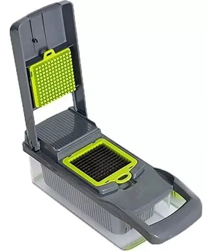Mandolina Cortador Verduras Multi Picador Vegetales 15 En 1 Negro