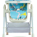 Silla Comedor Bebé colchada Ajustable En Altura 6 Posiciones Portatil ABebesit Aquarella