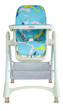 Silla Comedor Bebé colchada Ajustable En Altura 6 Posiciones Portatil ABebesit Aquarella