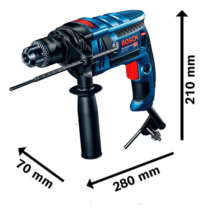 Taladro Percutor 1/2 PuLG 750w Bosch Gsb 16 Re Color Azul Frecuencia 60 Hz