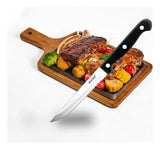 Dearithe Juego De 12 Cuchillos Serrados Para Carne Con Tripl