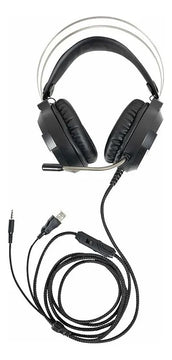 Audifonos De Diademas Over Ear Gaming Kalley Color Negro