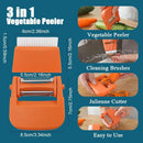 3pcs Taza Rebanadora 3 1 Pelador De Verduras,rebanadora...