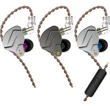Auriculares in-ear inalámbricos KZ Auriculares con cable ZSN Pro with mic violeta