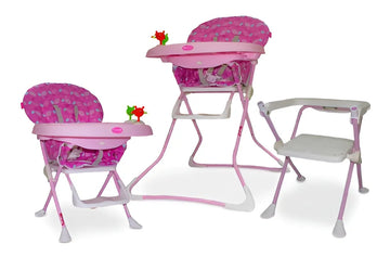 Comedor Y Silla De Niño Badala Ebaby Color Rosado