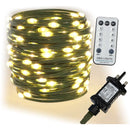 Qbis 200 Luces Led De Navidad De Color Blanco Cálido Con C.
