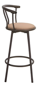 Silla Alta De Bar Giratoria Silla Para Bar Alta Premium Color Cafe
