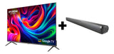 Combo Televisor 50 Pulgadas Qled Google + Barra De Sonido