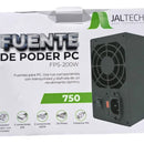 Fuente Alimentación Pc 200w Componente Cpu Disipador Calor Diseño