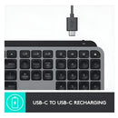 Teclado Logitech Mx Keys Inalambrico Iluminado Para Mac Color Del Teclado Gris Oscuro Idioma Inglés Us