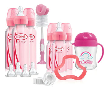 Set Dr. Brown's Options Gift Pink Kit Teteros Bebes