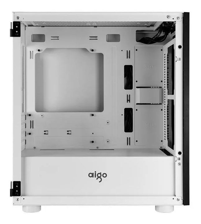 Armario Aigo Darkflash Dlm 21 con cristal lateral blanco para jugadores