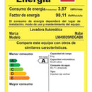 Lavadora Automática 9 Kg Carga Superior Mabe LMA9020WDGAB0 Diamond Gray