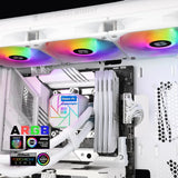 Enfriamiento Liquido Pc Cpu Ta 240 Argb Lga 1700 Am5 Blanco