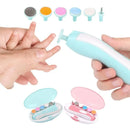 Lima De Uñas Para Bebes Con Lijas Intercambiables Azul Y Rosado