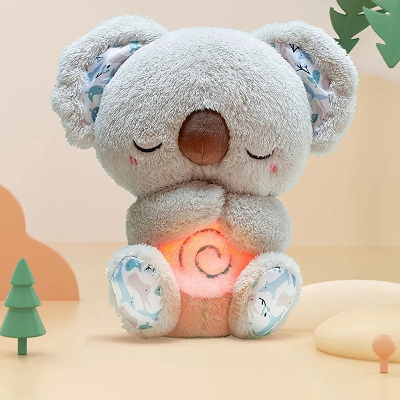 El Sueño De Los Niños: Koala Que Late, Brilla Y Respira Color Gris