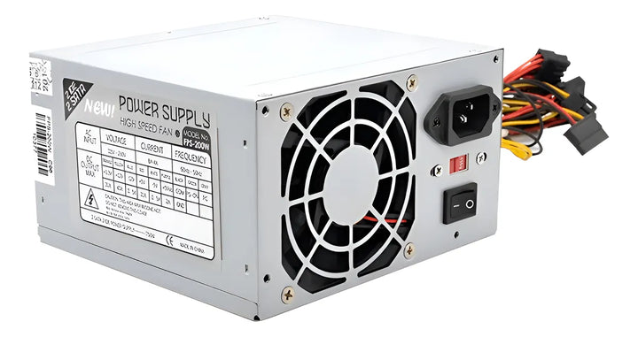 Fuente Poder Pc 230w Conector P4 24 Pines X2 Sata Ventilador Diseño