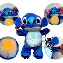 Stitch Juguete Que Respira, Alivia La Ansiedad Con Sonido Color Azul