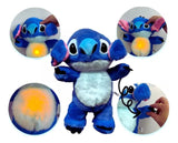 Stitch Juguete Que Respira, Alivia La Ansiedad Con Sonido Color Azul