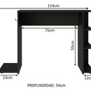 Escritorio Gamer Madesa 9414 Para Pc Y Consola Color Negro