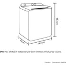 Lavadora Semiautomática De 7 Kg Blanca Color Blanco