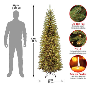 Árbol Artificial Preiluminado Kingswood 6.5 Pies