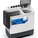 Lavadora Doble Tina 14kg-6kg Centrifugado Blanca Midea Blanco