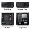 Thermaltake Ca1k800m1wn01 V200 Tg Rgb Atx Mid Tower Chasis P Negro