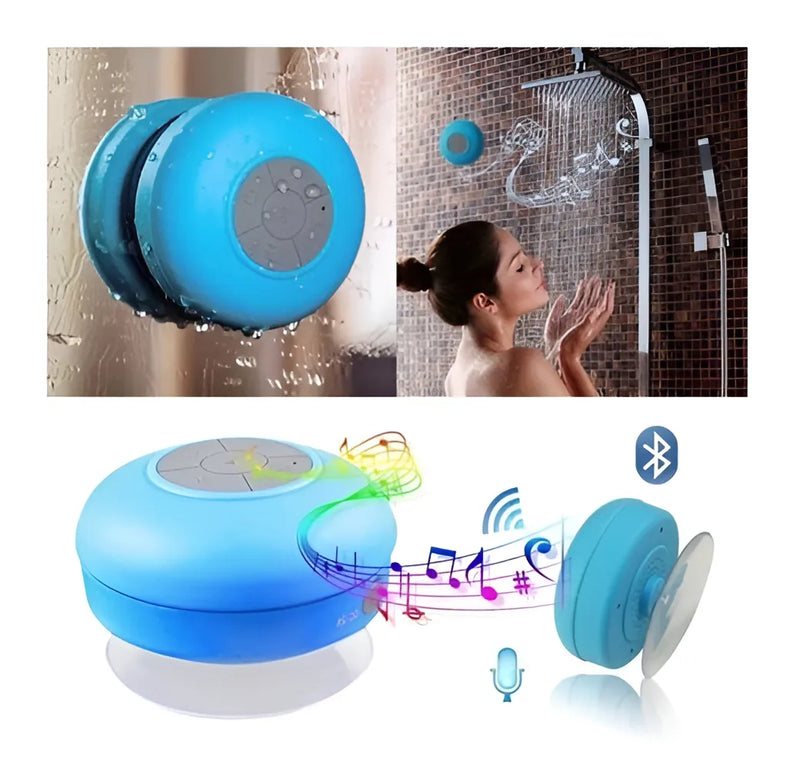 Parlante Bluetooth Recargable Para La Ducha Resistente Agua Color Color