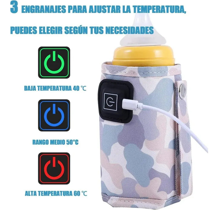 Calentador De Tetero Biberón Usb Portátil Viaje