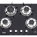 Estufa Continental Empotrar 4 Puestos Vidrio Templado 60×51 cm Gas Natural Modelo 5883