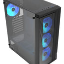 Gabinete Gamer Raidmax Meshian X922 4x Fan Argb Negro