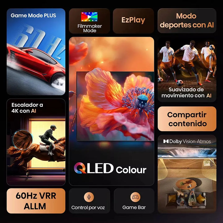 Televisor Hisense Smart 55 Qled 55q6qv