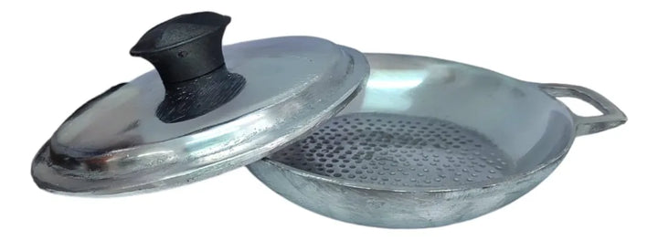 Cacerola Pequeña Con Tapa/aluminio Fundido/14cm Plateado