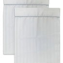 Sábana Ajustable Para Colchón Corral Color Blanco Diseño De La Tela Lisa