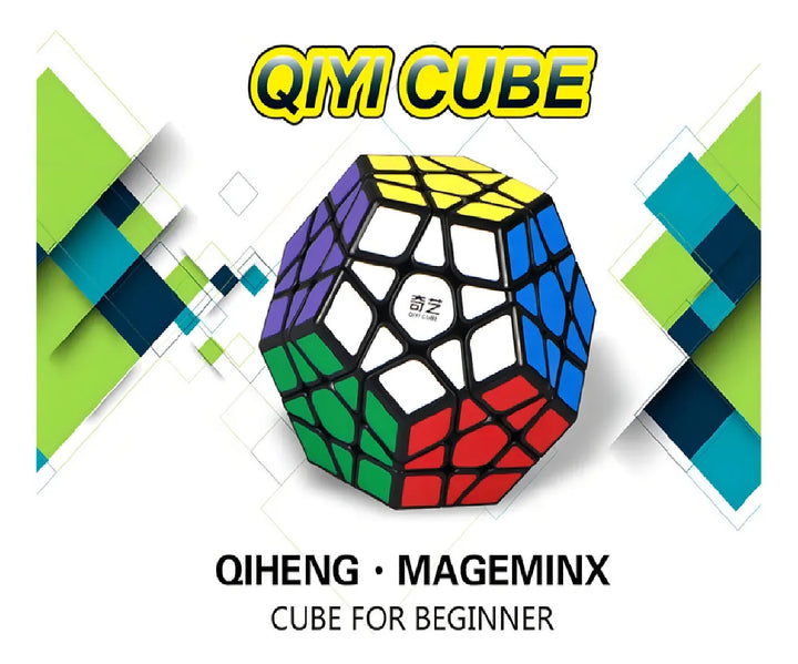 Cubo Rubik 3x3 Qiyi Fondo Negro Speed Cube