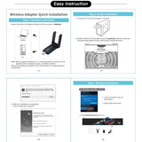 Adaptador Usb Wifi 1300 Mbps Dual 5g Y 2.4g + Bluetooth