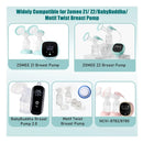 Generica Valvulas X 4 Silicona Extractor Doble Eléctrico