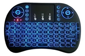 Mini teclado de control Wifi con panel táctil LED