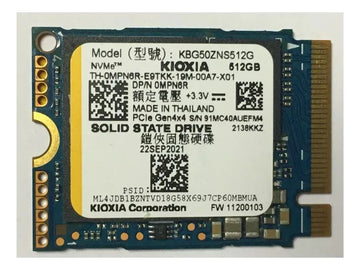 Unidad De Estado Sólido Kioxia De 512gb M.2 2230 Oen Azul