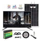 Televisor Solar 32 Pulgadas Con Batería 60000mah Con Panel