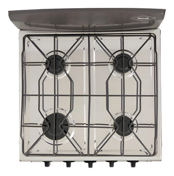 Estufa Romero Torre Haceb 50 Cms Gas Natural Plata Color Gris