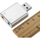 Adaptador Tarjeta De Sonido Usb 7.1 Virtual Premium Externa