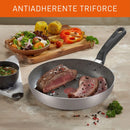 Sartén Antiadherente 30cm Imusa Talent Con Tapa De Vidrio Color Gris