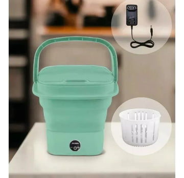 Mini Lavadora Ropa Interior Plegable Eléctrica Balde Portáti Diseño 1