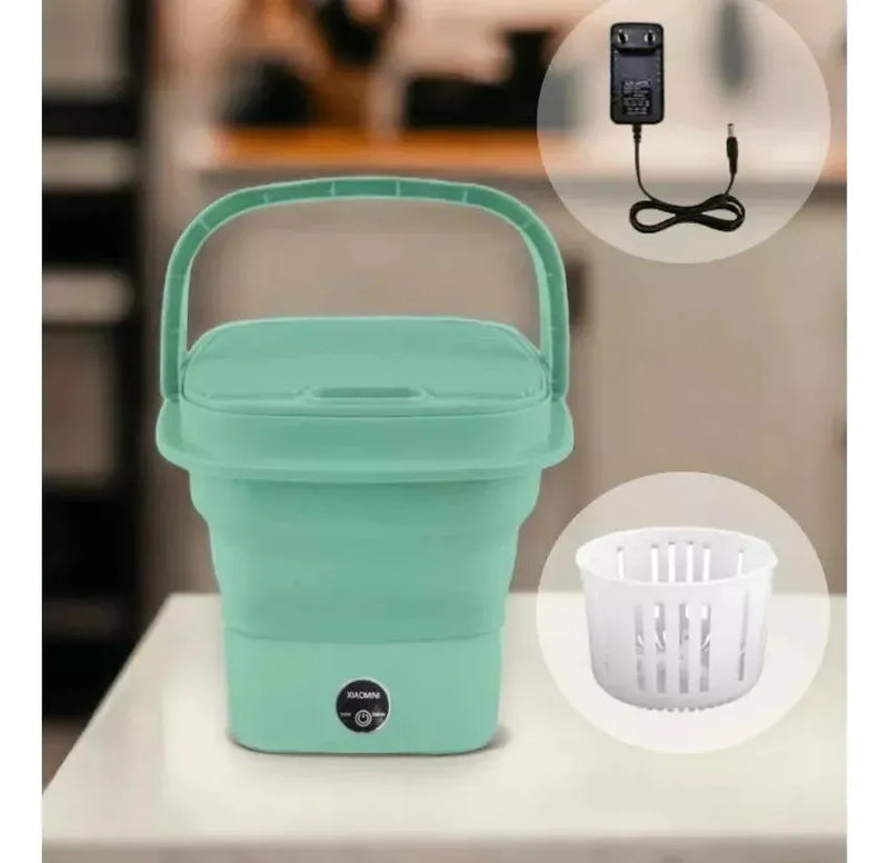 Mini Lavadora Ropa Interior Plegable Eléctrica Balde Portáti Diseño 1
