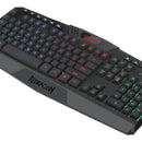 Teclado gamer Redragon Harpe Pro K503A RGB QWERTY español color negro con luz RGB