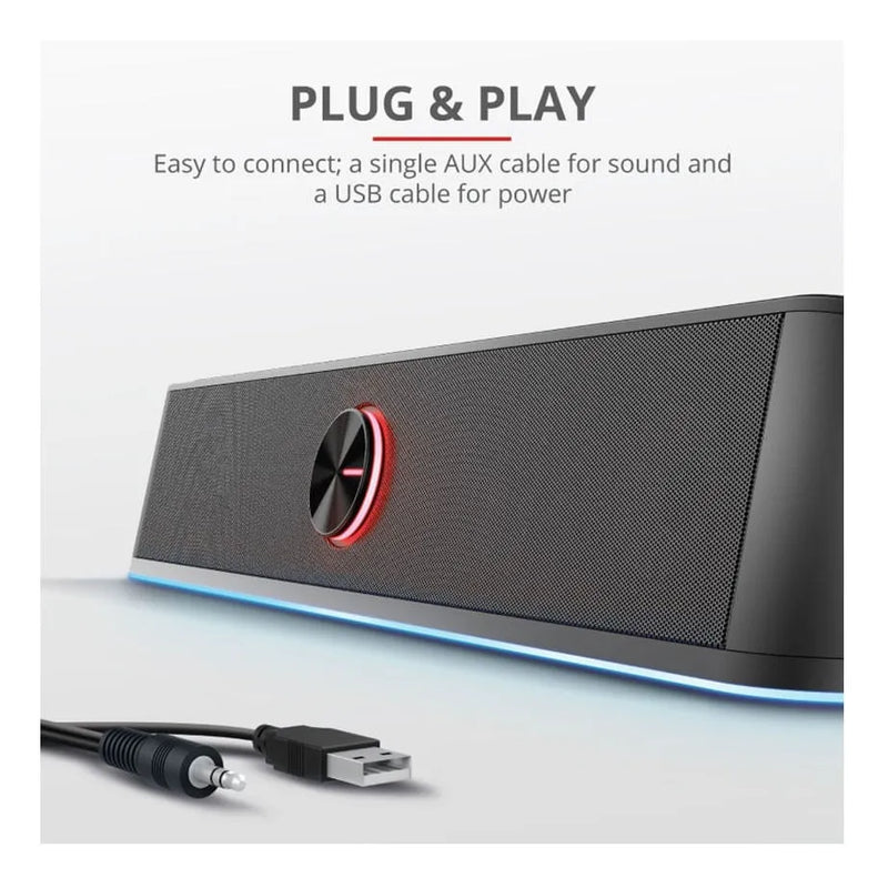 Barra de sonido Thorne Trust 12w Gxt 619 RGB