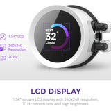 Enfriador De Líquido Nzxt Rl-kr240-w1 Enfriador De Líquido R