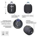 Ultimate Ears Wonderboom 4, Parlante Bluetooth Negro